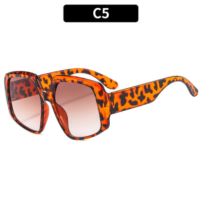 Trendy Oversized Oval Sunglasses for Women