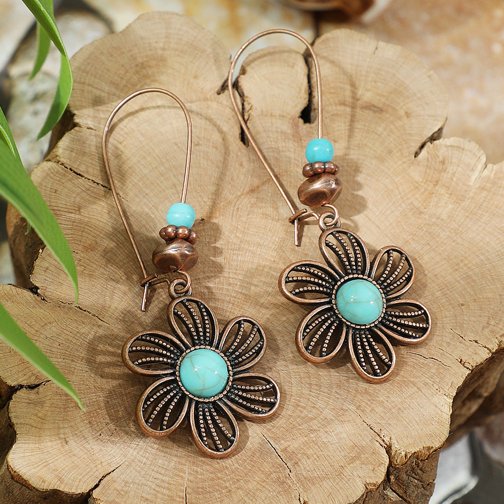 Bohemian Style Vintage Owl Earrings Zinc Alloy Jewelry