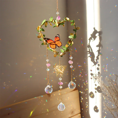 Leaves Cross Butterfly Moon Hangings