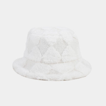 Solid Color Simple Diamond Checker Bucket Hats