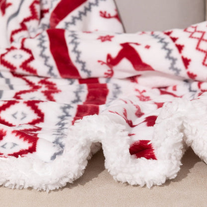 Soft Thickened Double Layer Lamb Plush Blanket