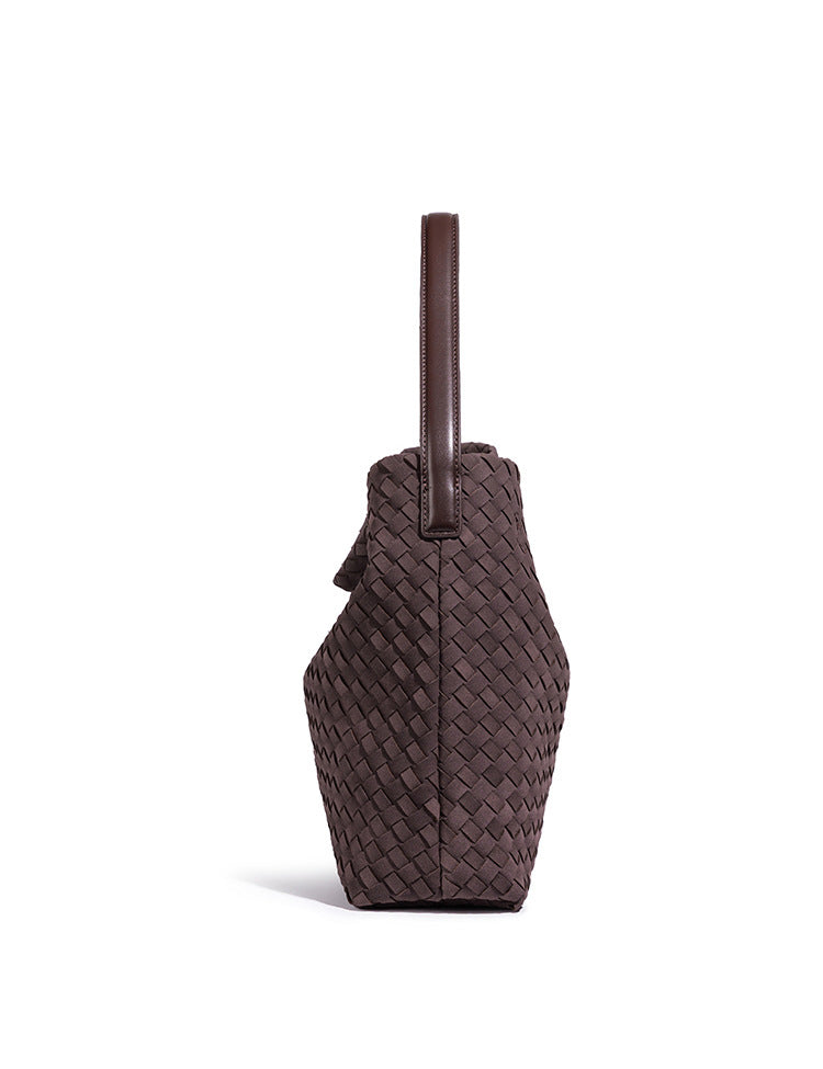 Simple Handmade Woven Large Capacity Underarm Bag