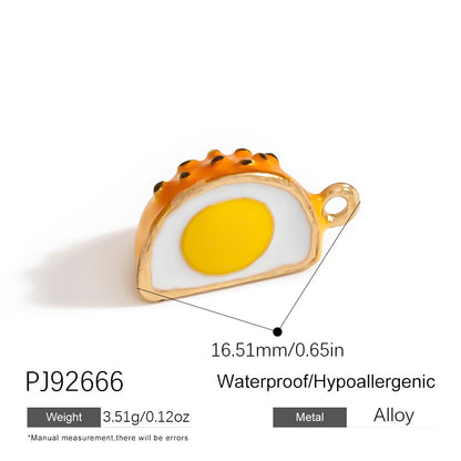 Alloy DIY Cartoon Car Pendant Droplet Decor
