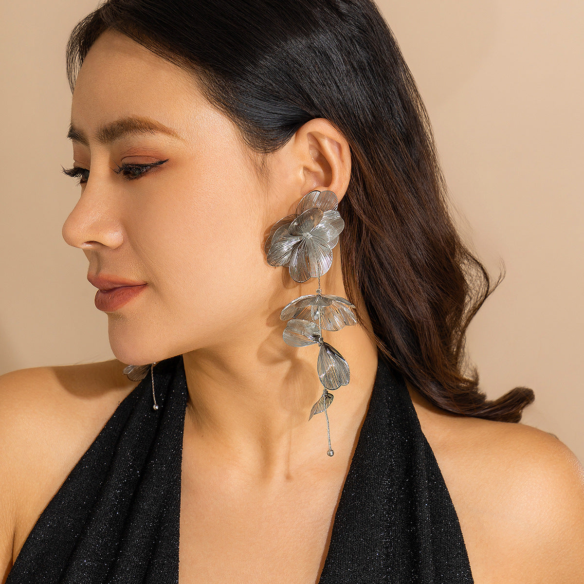 Ginkgo Leaf Tassel Necklace Vintage Choker For Women