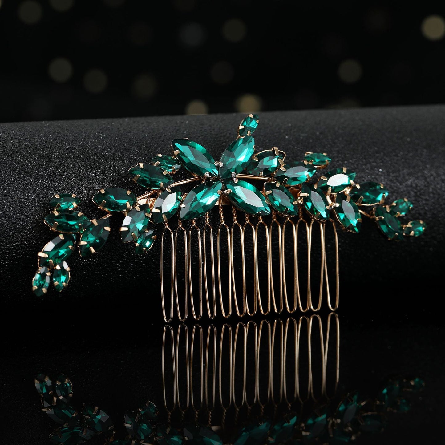 Minimalist Bridal Comb with Rhinestones Elegant Hair Accessory