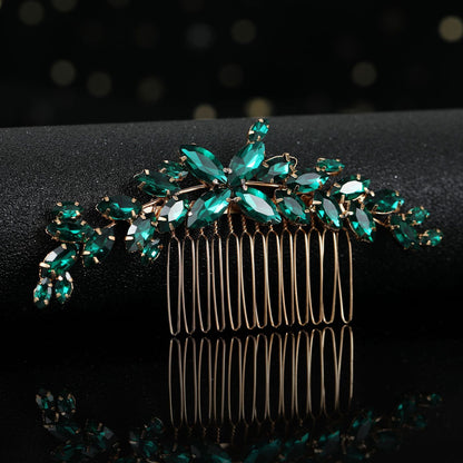 Minimalist Bridal Comb with Rhinestones Elegant Hair Accessory