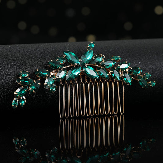 Minimalist Bridal Comb with Rhinestones Elegant Hair Accessory