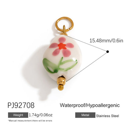 Rainbow Unicorn Stainless Steel DIY Pendant Jewelry for Bracelets and Necklaces