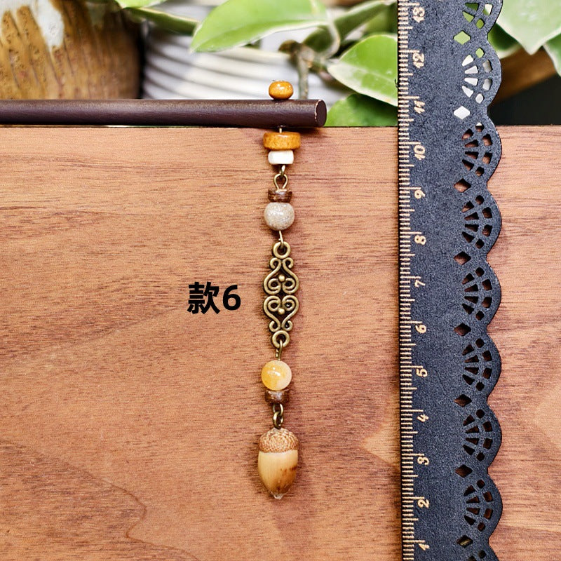 Vintage Leaf Hairpin Handmade Alloy Hair Accessories