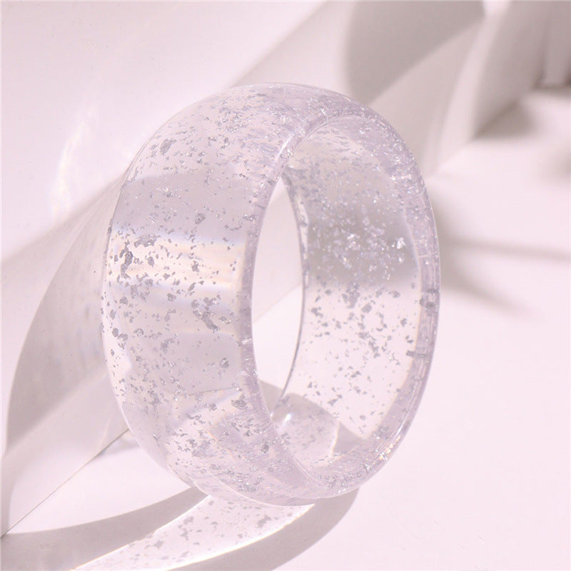 Colorful Irregular Single Acrylic Bracelets