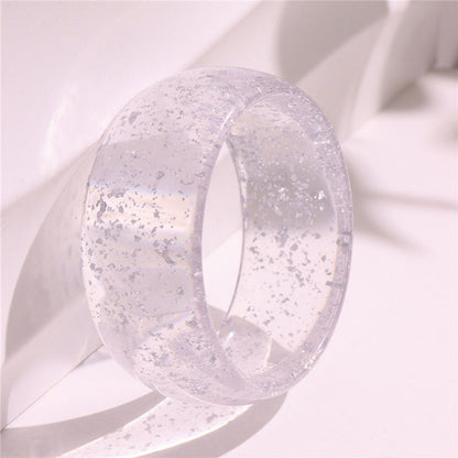 Colorful Irregular Single Acrylic Bracelets