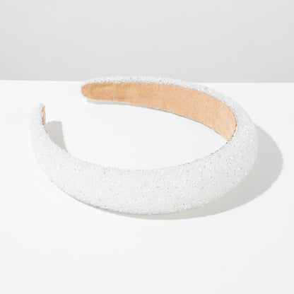 Trendy Pearl Hairband With Rhinestones for Women