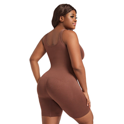 Plus Size Shaping Bodysuit With Wide Straps