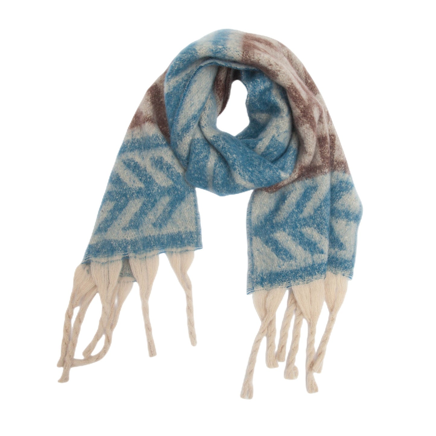 Contrast Color Print Tassel