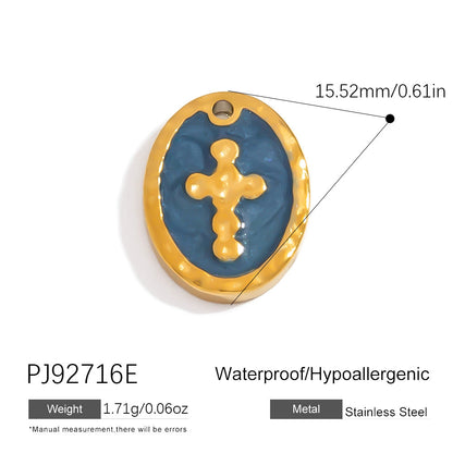 DIY 18K Gold Plated Stainless Steel Jewelry Accessories for Bracelets and Necklaces