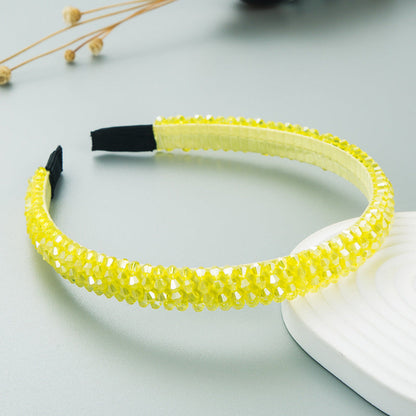 Woven Crystal Headband for Women Stylish Chic Hair Accessory
