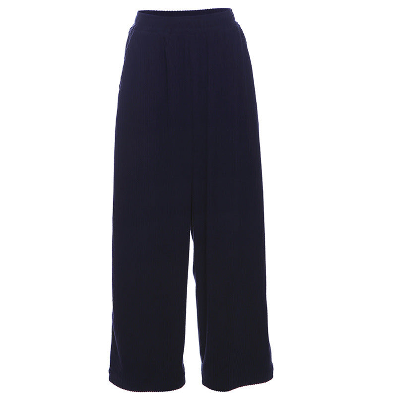 Casual High-Waisted Wide-Leg Pants For Women
