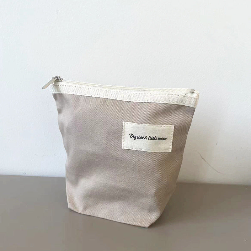 Canvas Portable Makeup Bag Stylish Storage Pouch