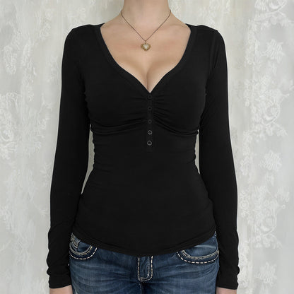 Y2K Style Long Sleeve T-Shirt for Women