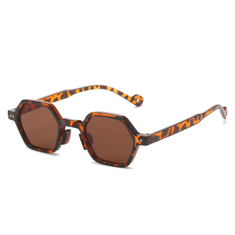 Trendy Polygon Sunglasses with UV400 Protection