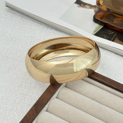 Trendy Vintage Ombre Resin Bangle Geometric Style Bracelet