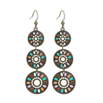 Trendy European & American Long Geometric Drop Earrings