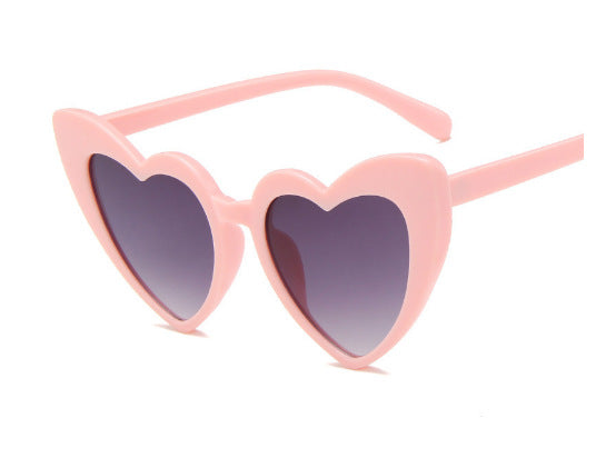 Colorful Heart-Shaped Sunglasses for Family Fun