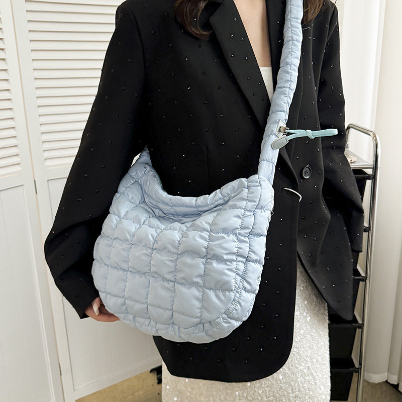 Trendy Nylon Cloud Bag Soft Casual Shoulder Bag