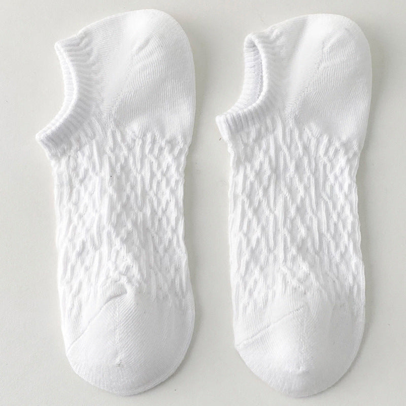 Twist Solid Color Sweet Low Ankle Socks