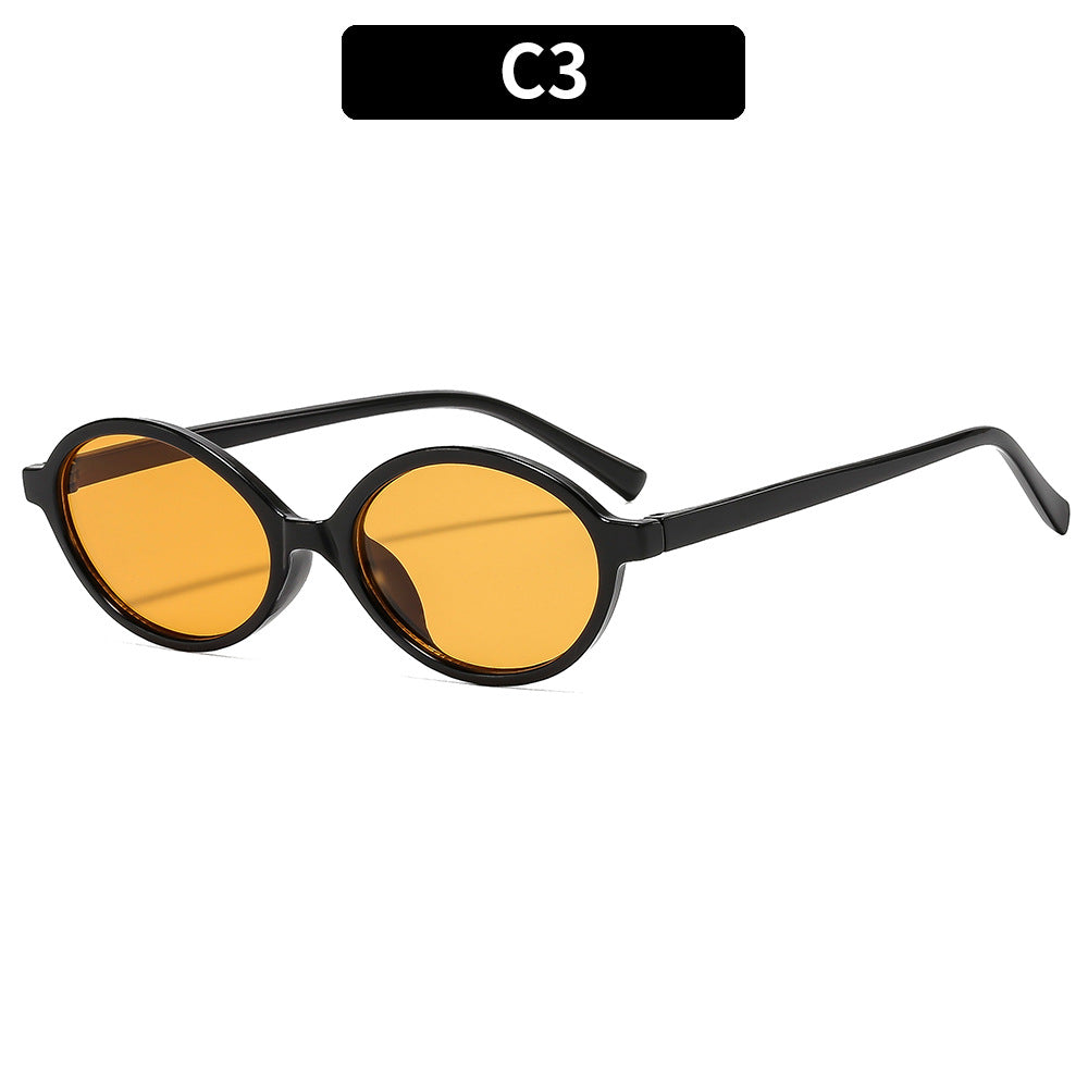 Oval Vintage Anti-Blue Light Fashion Sunglasses