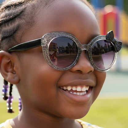Cute Kids' Butterfly Knot Sunglasses UV400 Protection
