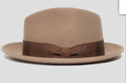 Wool Felt Bowler Hat Stylish Unisex Autumn Winter Fashion