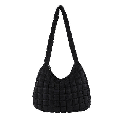 Solid Color Cloud Bag Large Capacity Shoulder Bag