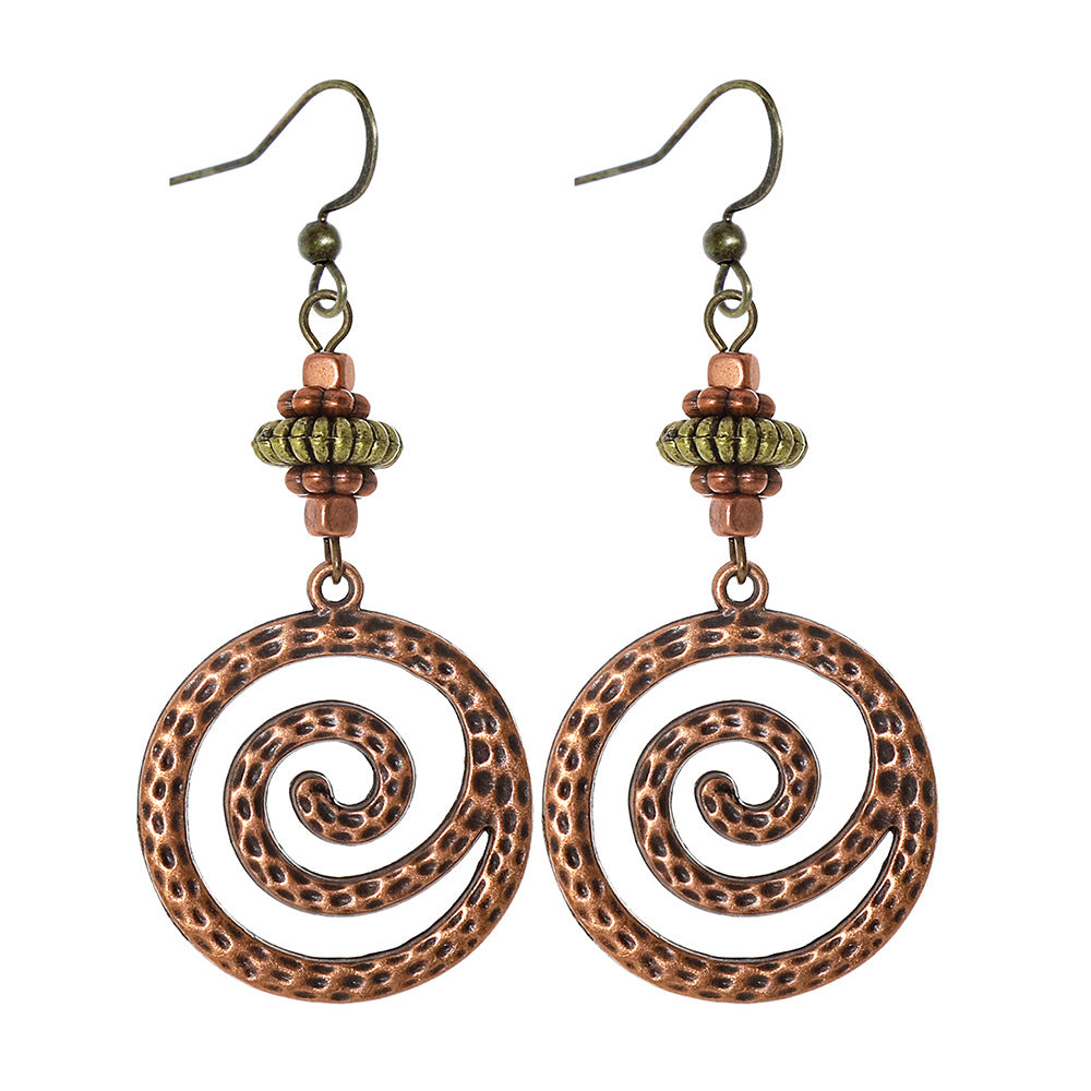 Bohemian Style Dangle Earrings Fashionable Colorful Vacation Accessories