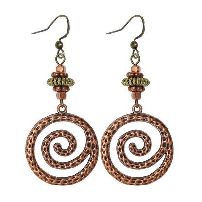 Bohemian Style Dangle Earrings Fashionable Colorful Vacation Accessories