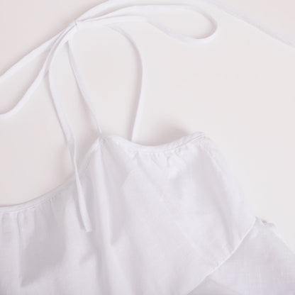 Casual Layered Ruffle String Mini Dress