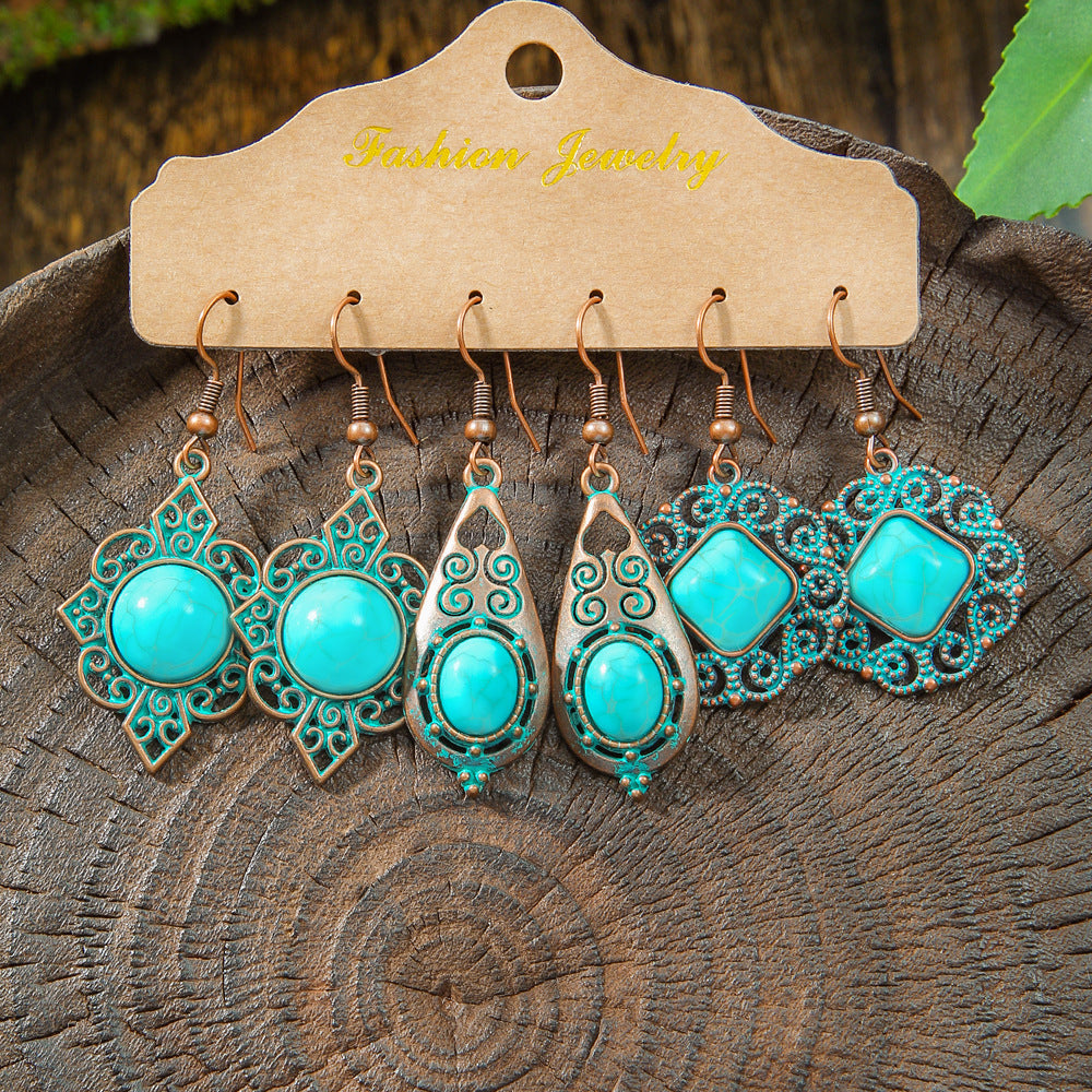 Bohemian Tassel Earrings Vintage Metal