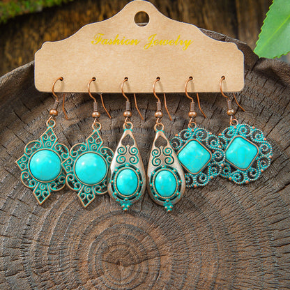 Bohemian Tassel Earrings Vintage Metal