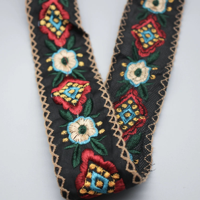 5.5Cm Wide, Minority Clothing Decorative Lace Accessories, Retro Embroidery Handmade Diy Collar Webbing Barcode