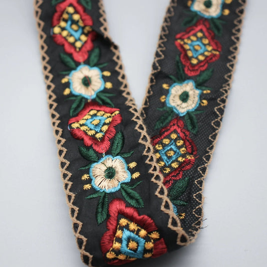 5.5Cm Wide, Minority Clothing Decorative Lace Accessories, Retro Embroidery Handmade Diy Collar Webbing Barcode