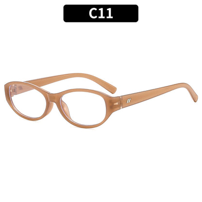Oval Cat Eye Sunglasses Classic Retro Outdoor Fashion Shades