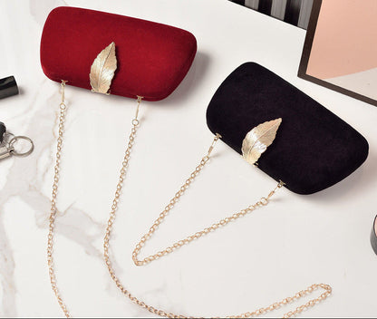 Elegant Velvet Evening Clutch Bag for Parties