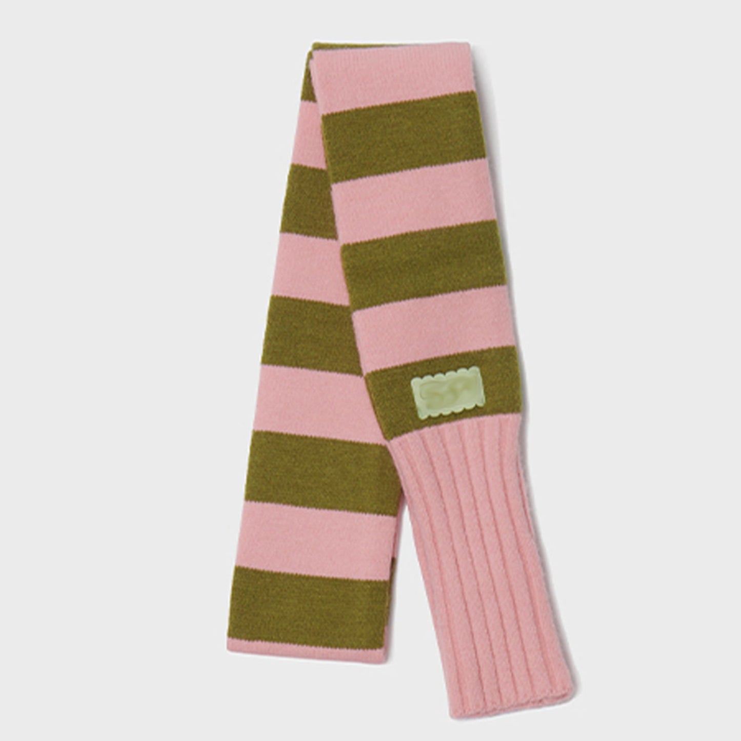 Cute Warm Striped Knit Winter Scarf