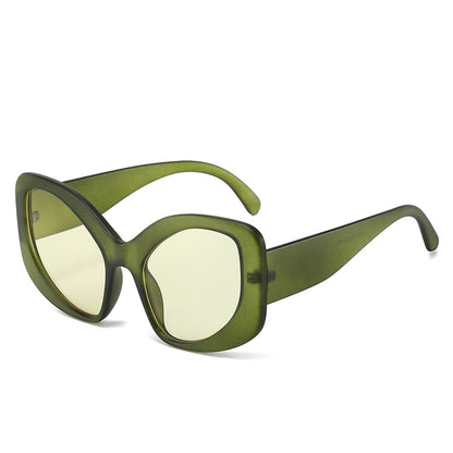 Exaggerated Shape UV400 Sunglasses Trendy Cat Eye Shades