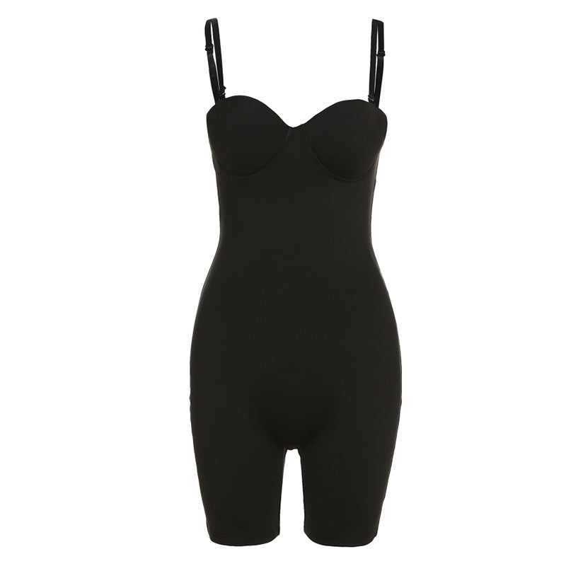 Backless Slim Fit Bodysuit Jumpsuit For Women