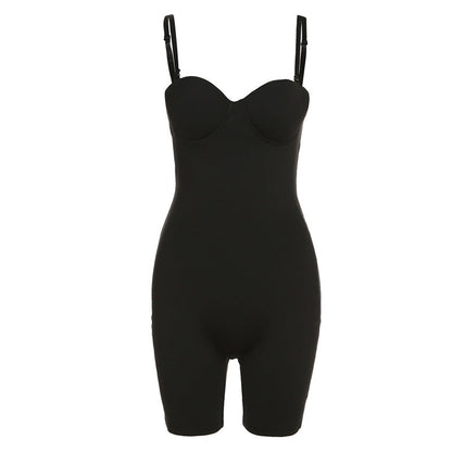 Backless Slim Fit Bodysuit Jumpsuit For Women