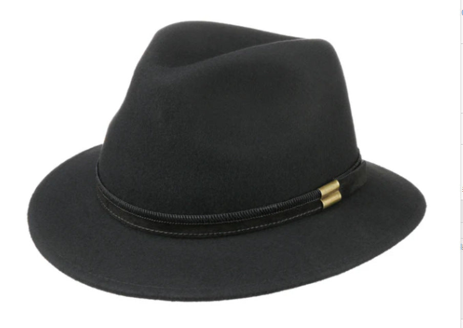 Classic Wool Fedora Hat Stylish Autumn/Winter Hat