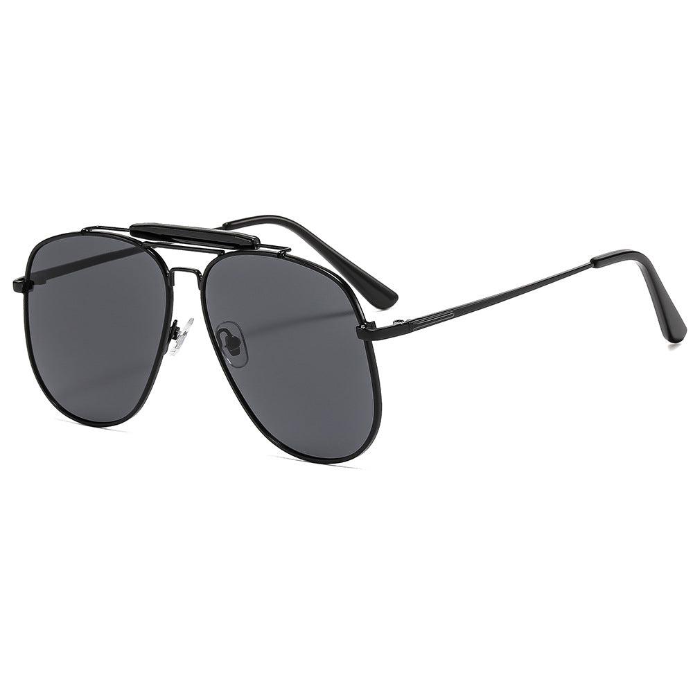 Trendy Metal Frame Retro Sunglasses for Men and Women