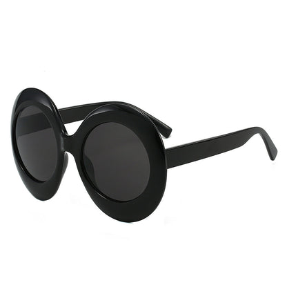Oversized Oval Sunglasses Stylish Hip-Hop Alien Shades