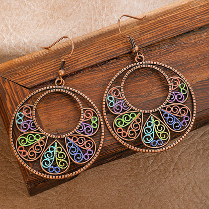 Ethnic Style Fashion Earrings Set Creative Autumn Jewelry